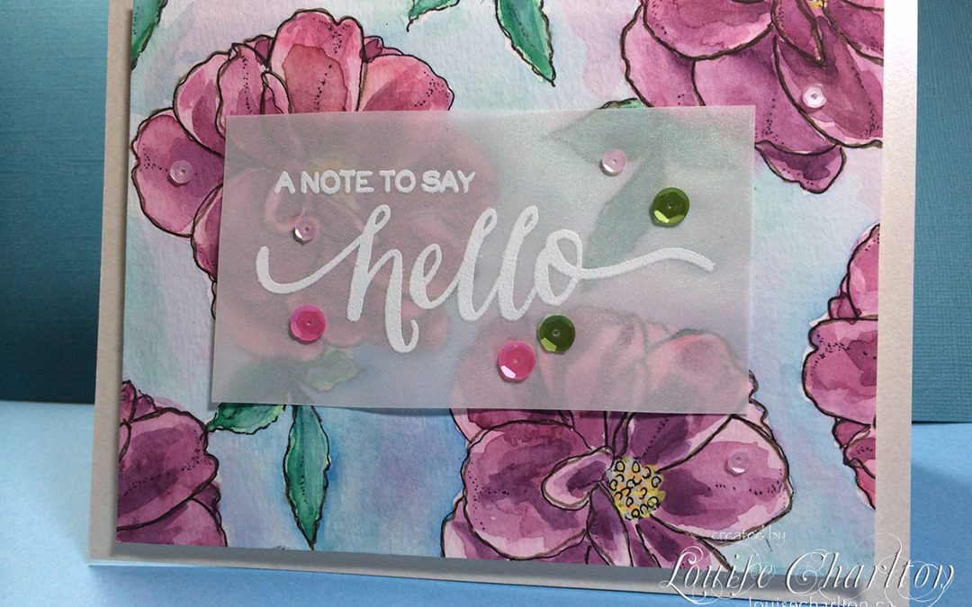 More OnLine Card Class Watercolours for cardmakers